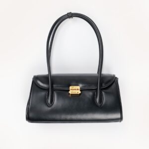 Replica Miu Miu Leather Shoulder Bag in Black – Timeless Design with Premium Leather and Iconic Miu Miu Detail