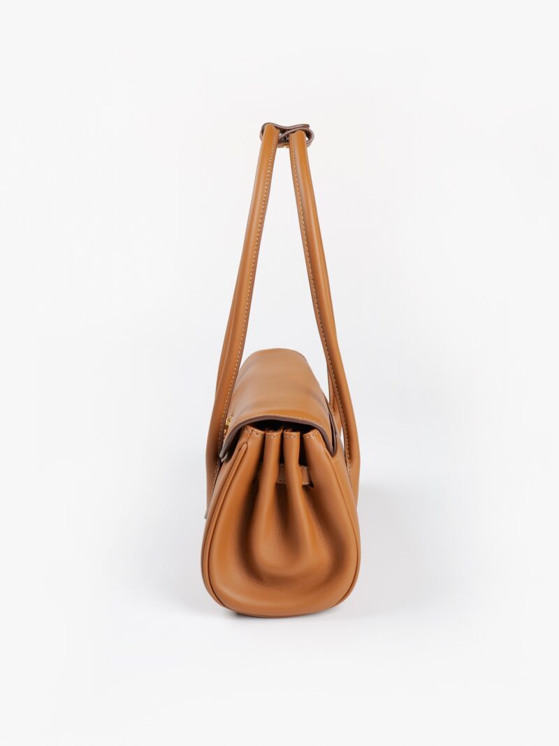 Miumiu Leather shoulder bag Cognac - Image 4