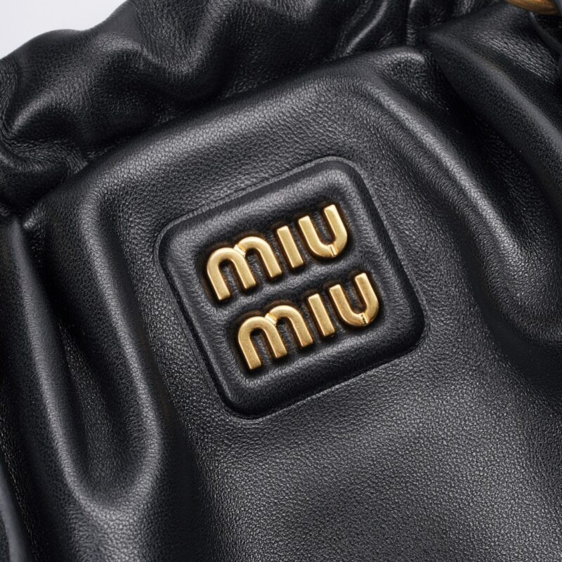 Miumiu Joie nappa leather bag Black - Image 9