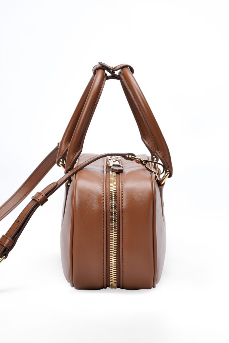 Miumiu Arcadie leather bag Cognac Large - Image 3