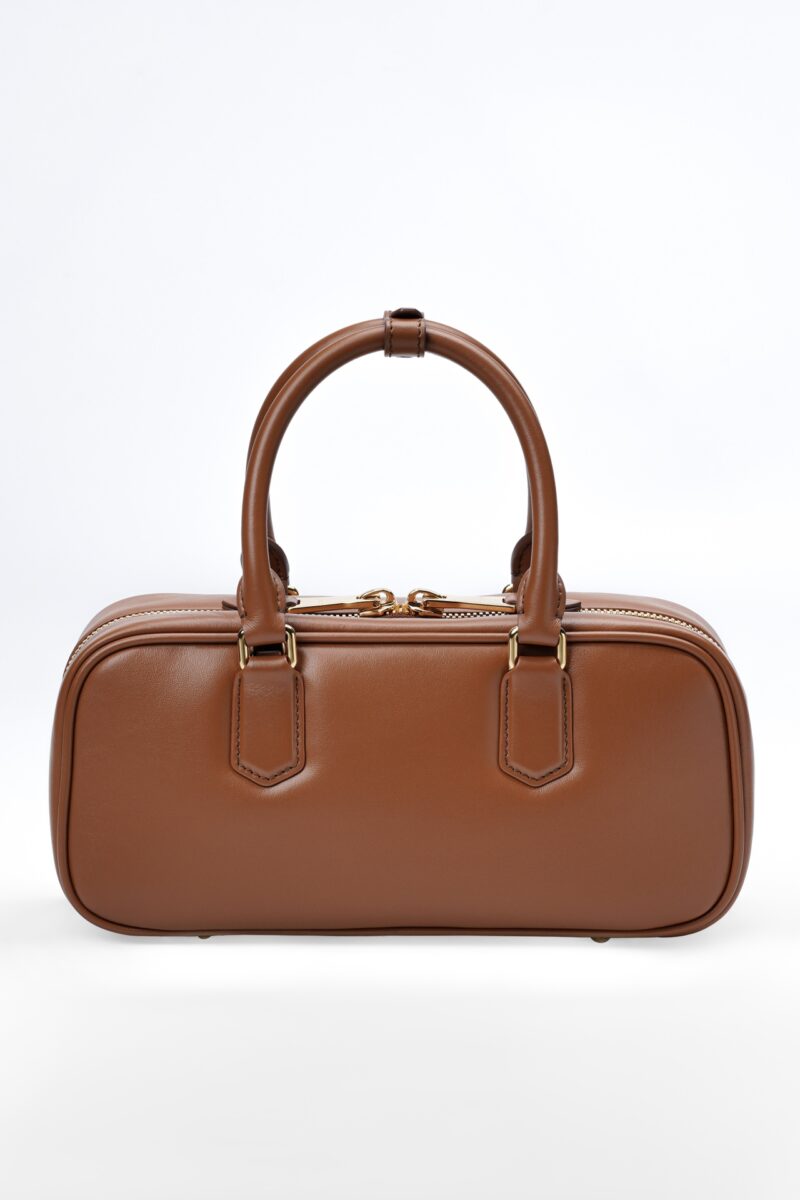 Miumiu Arcadie leather bag Cognac Large - Image 5