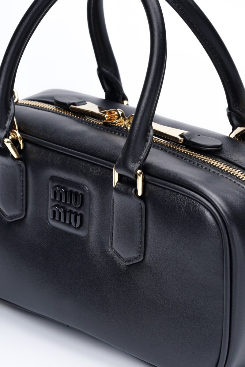 Miumiu Arcadie leather bag Black - Image 4