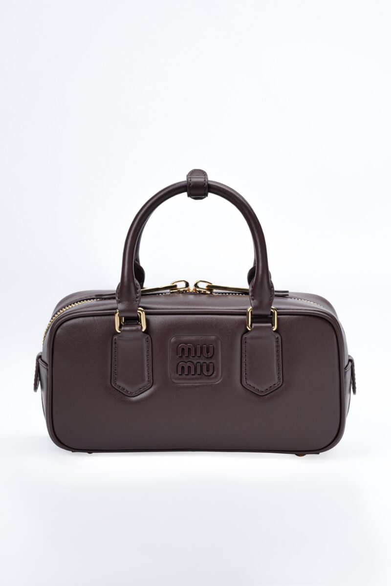 Miumiu Small Arcadie leather bag Briarwood - Image 8