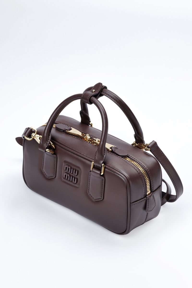 Miumiu Small Arcadie leather bag Briarwood - Image 6