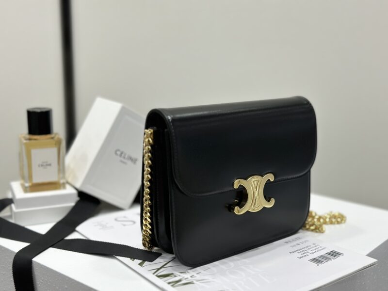 Celine MEDIUM COLLEGE BAG Black - Image 9