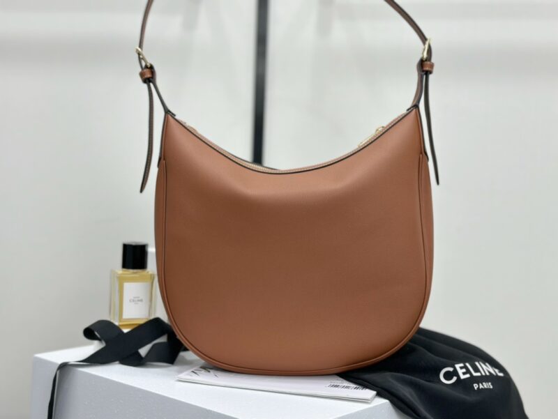 Replica Celine Medium Heloïse Bag Cuir Triomphe in Supple Calfskin Tan | Luxury Replica Celine Bags