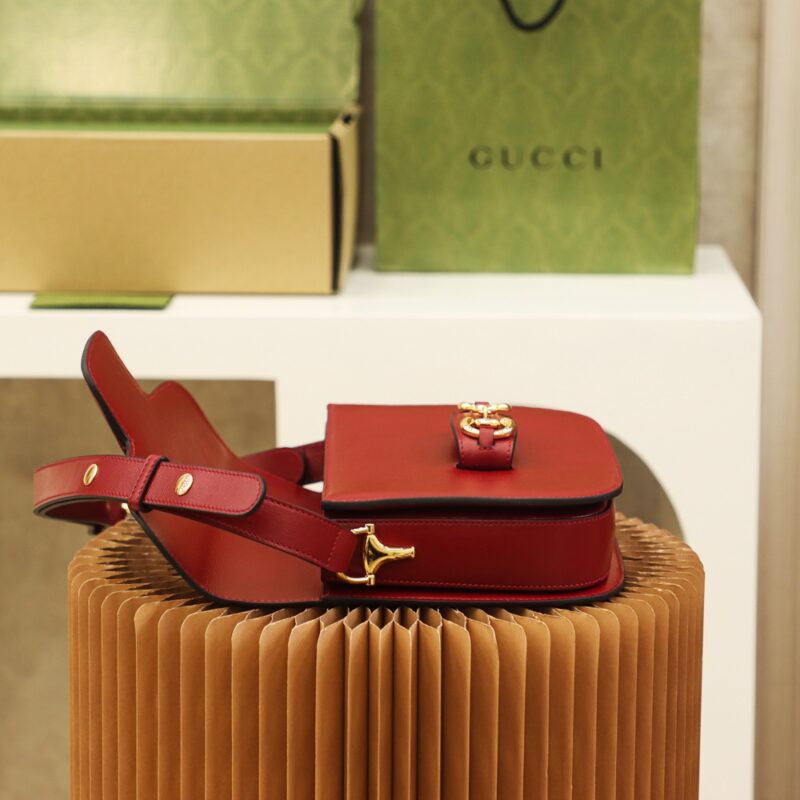 Gucci Horsebit 1955 small shoulder bag Red - Image 2