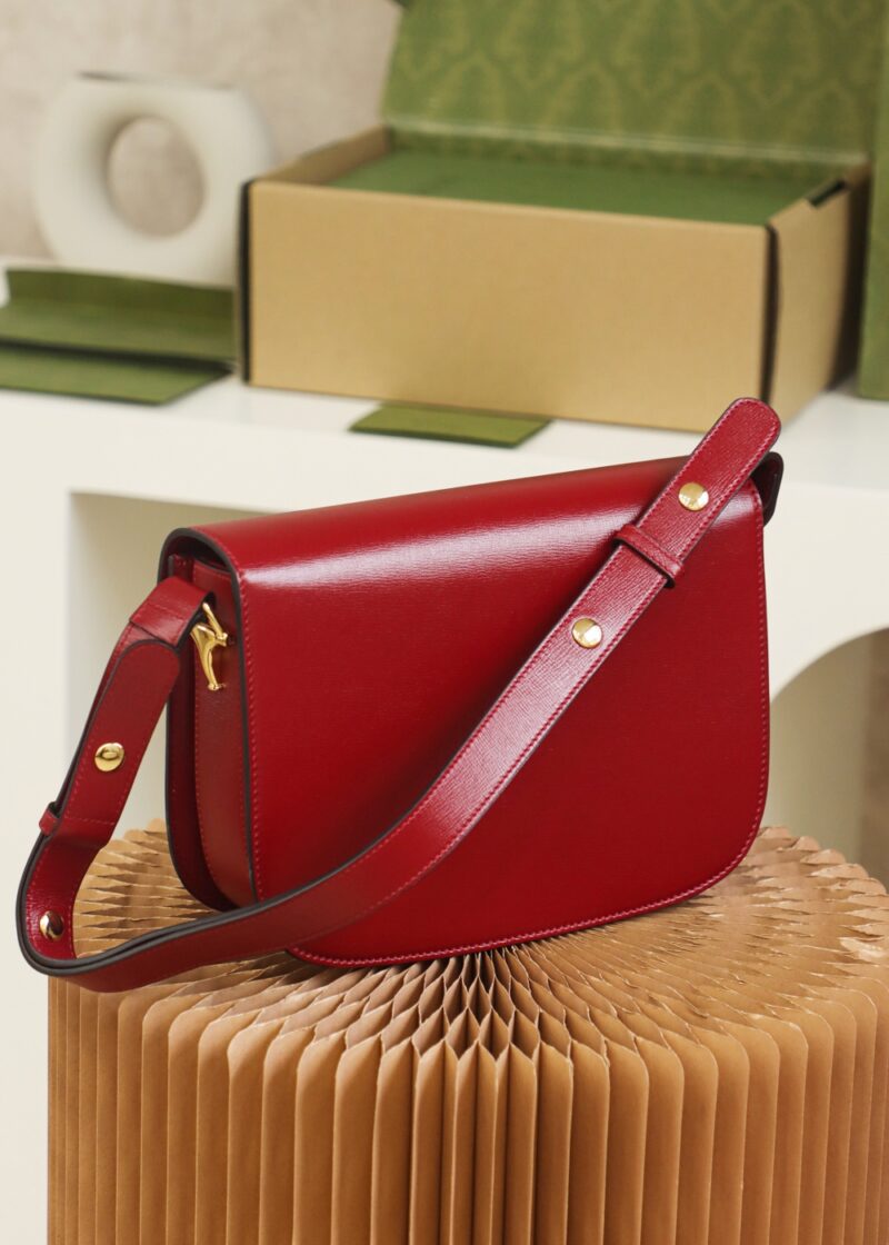 Gucci Horsebit 1955 small shoulder bag Red - Image 4