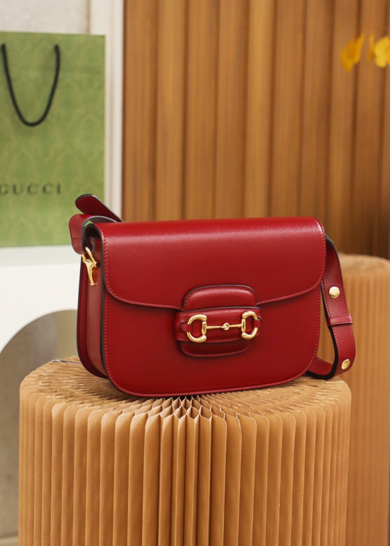 Gucci Horsebit 1955 small shoulder bag Red - Image 6