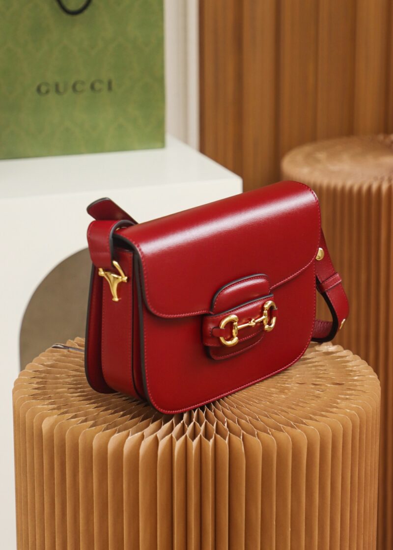 Gucci Horsebit 1955 small shoulder bag Red - Image 7