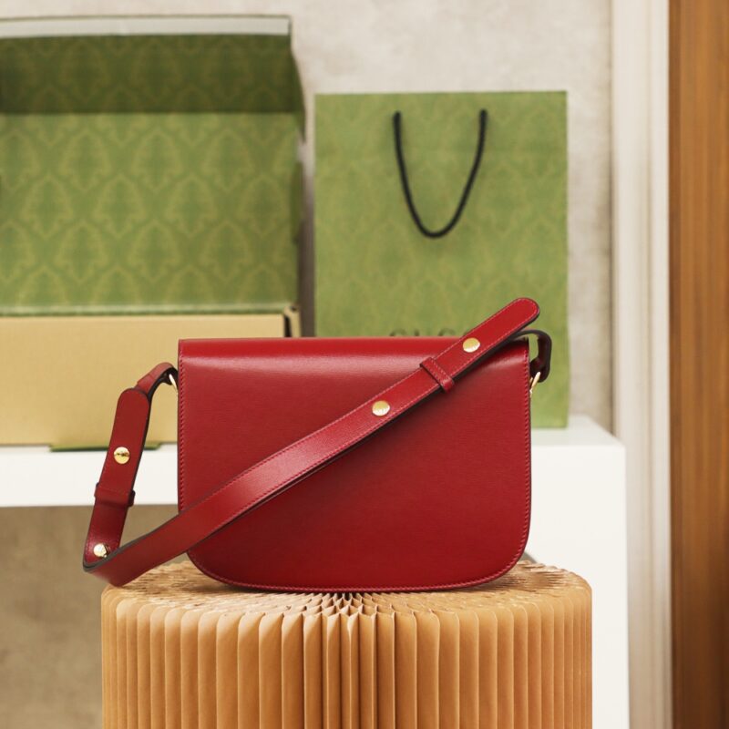 Gucci Horsebit 1955 small shoulder bag Red - Image 8