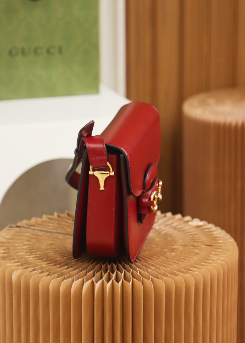 Gucci Horsebit 1955 small shoulder bag Red - Image 9