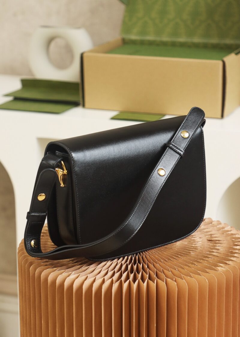 Gucci Horsebit 1955 small shoulder bag Black - Image 3