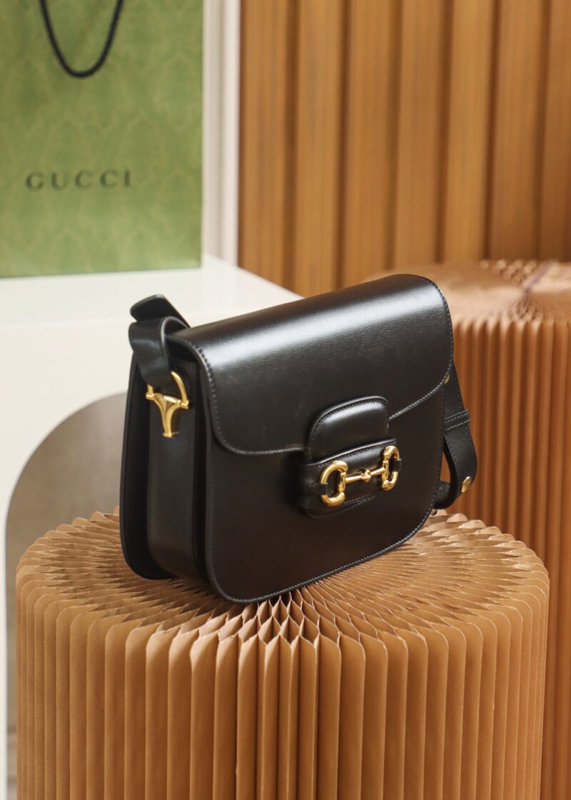 Gucci Horsebit 1955 small shoulder bag Black - Image 7