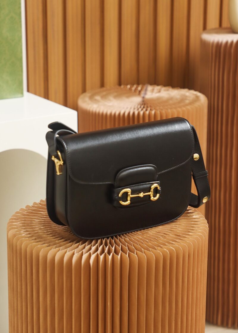 Gucci Horsebit 1955 small shoulder bag Black - Image 8