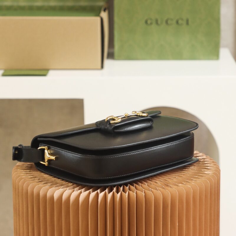 Gucci Horsebit 1955 small shoulder bag Black - Image 9