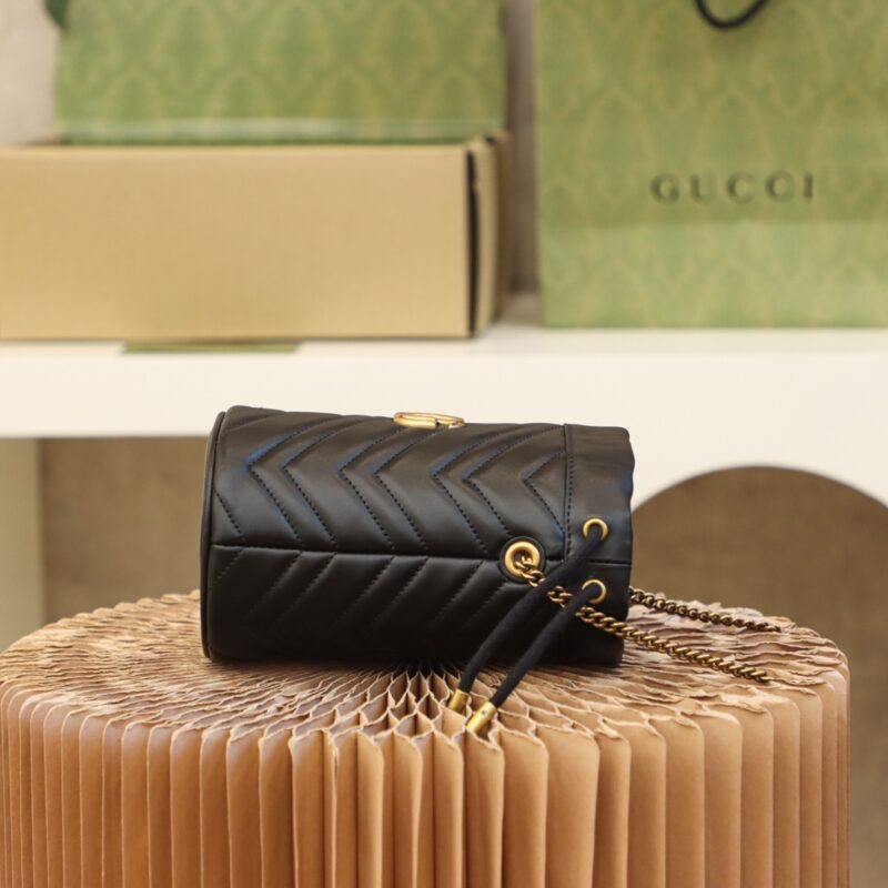 Gucci GG Marmont mini bucket bag Black - Image 8