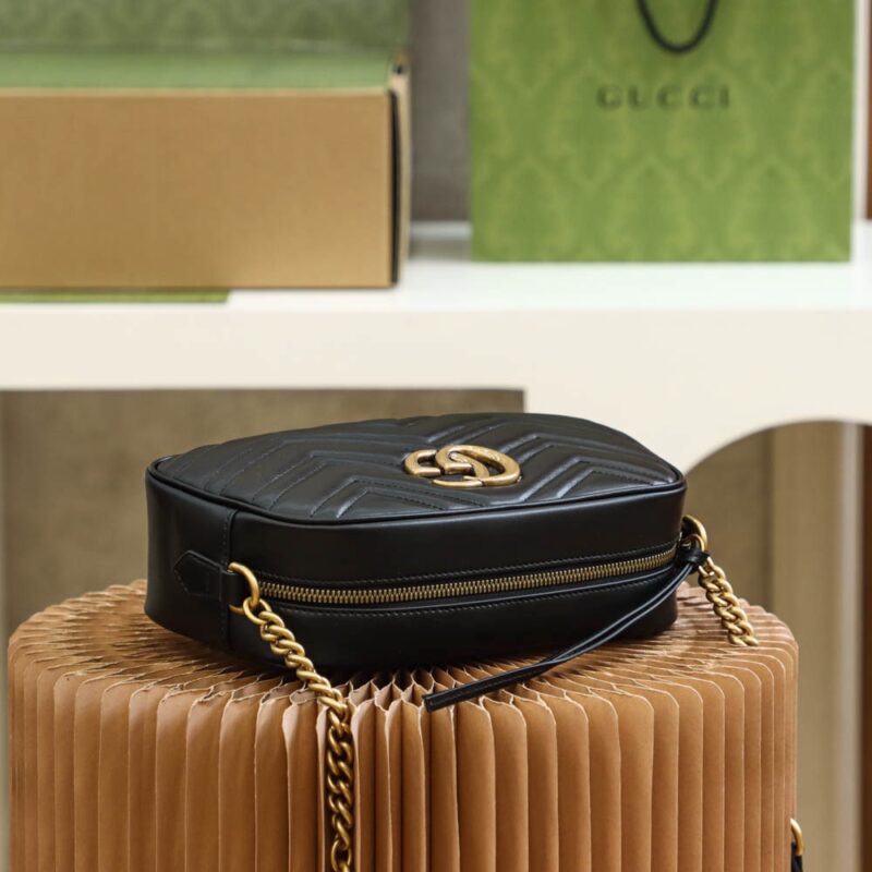 Gucci GG Marmont small shoulder bag Black - Image 3