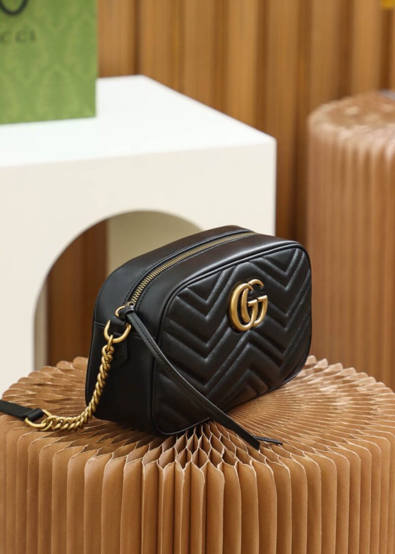 Gucci GG Marmont small shoulder bag Black - Image 5