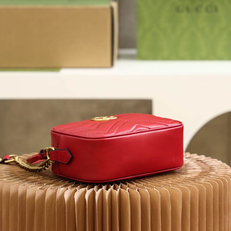 Gucci GG Marmont mini shoulder bag Red - Image 3