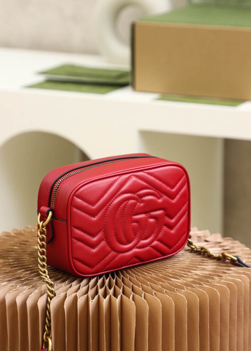 Gucci GG Marmont mini shoulder bag Red - Image 6