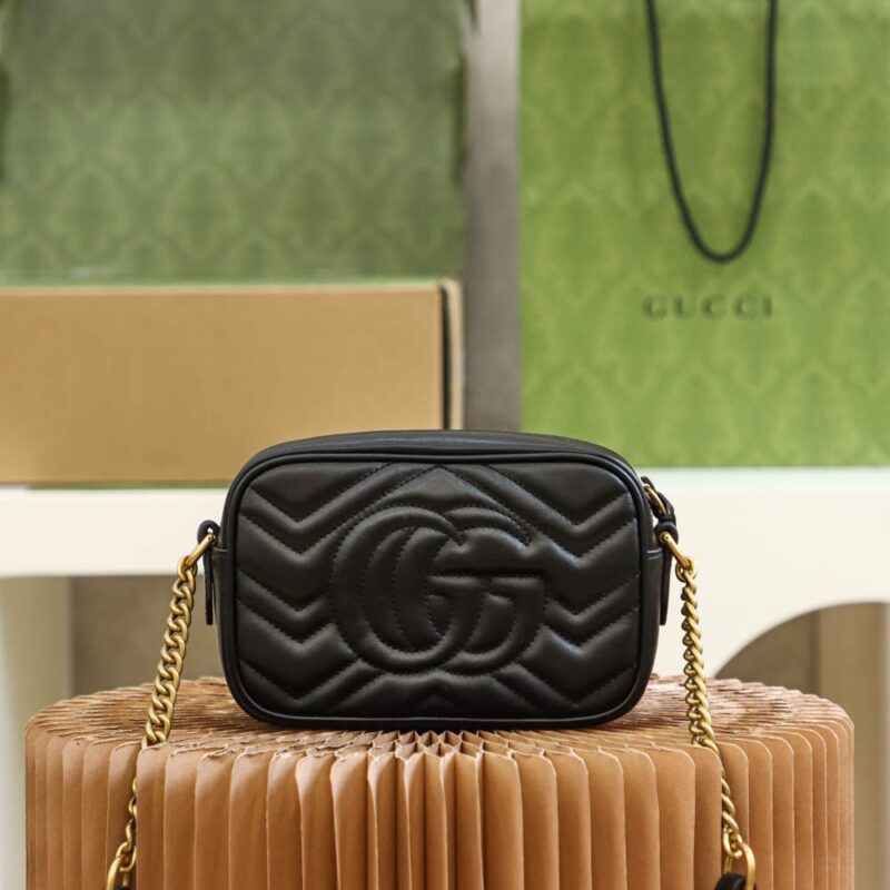 Gucci GG Marmont mini shoulder bag Black - Image 3