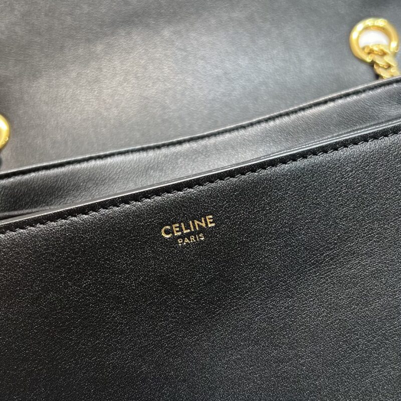 TEEN CELINE VICTOIRE BAG in SUPPLE CALFSKIN Black - Image 3