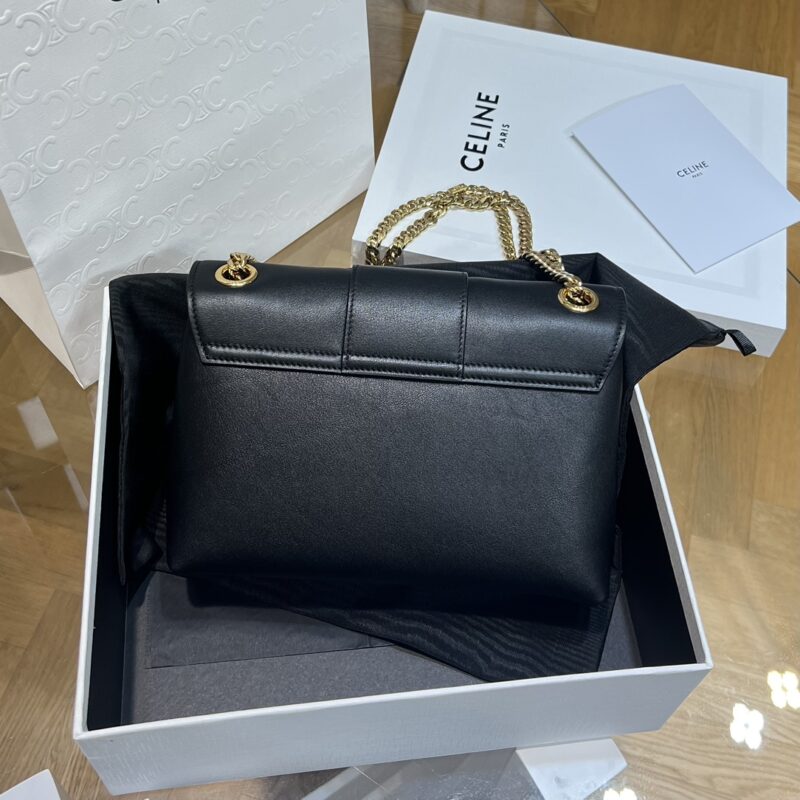 TEEN CELINE VICTOIRE BAG in SUPPLE CALFSKIN Black - Image 9