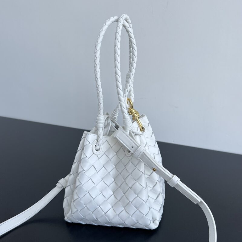 Bottega Veneta Small Parachute White - Image 9