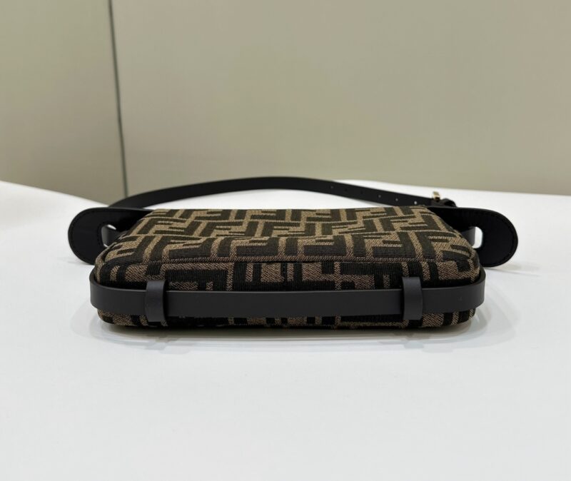 Simply Fendi Mini Brown FF jacquard fabric mini bag - Image 4