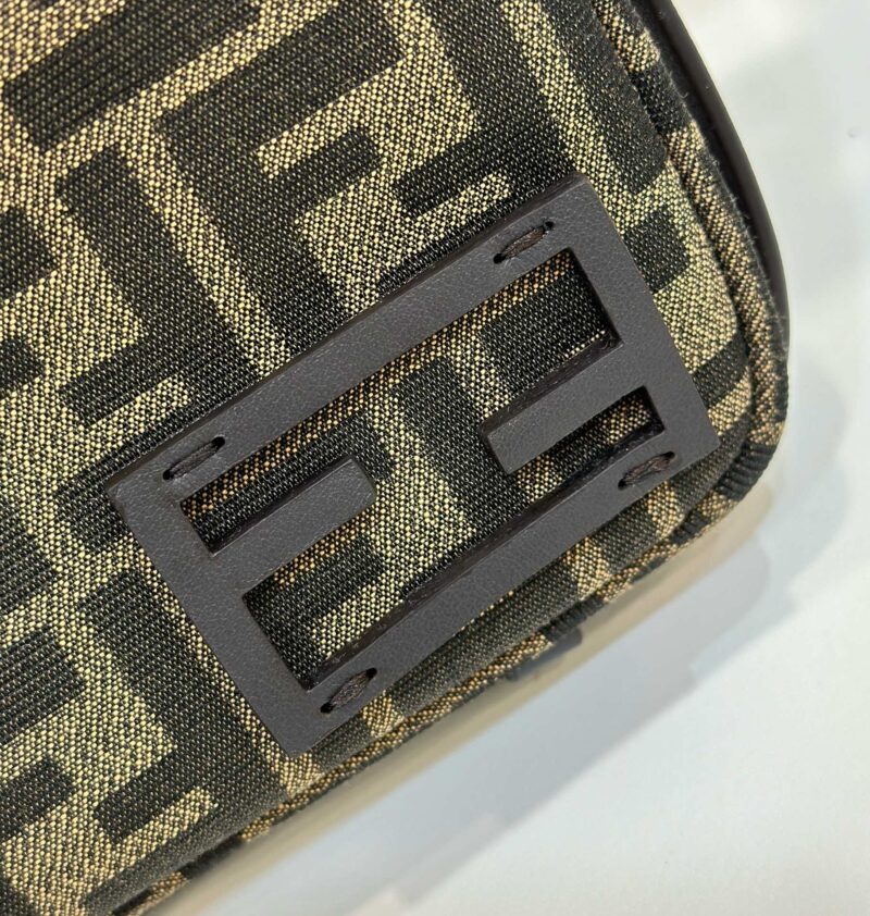 Simply Fendi Mini Brown FF jacquard fabric mini bag - Image 6