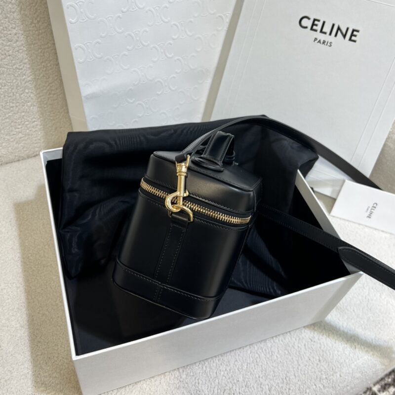 CELINE VANITY in Natural Calfskin Black - Image 8