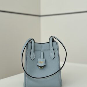 Replica Fendi Origami Mini Bag Light Blue – Stylish Fendi-Inspired Handbag