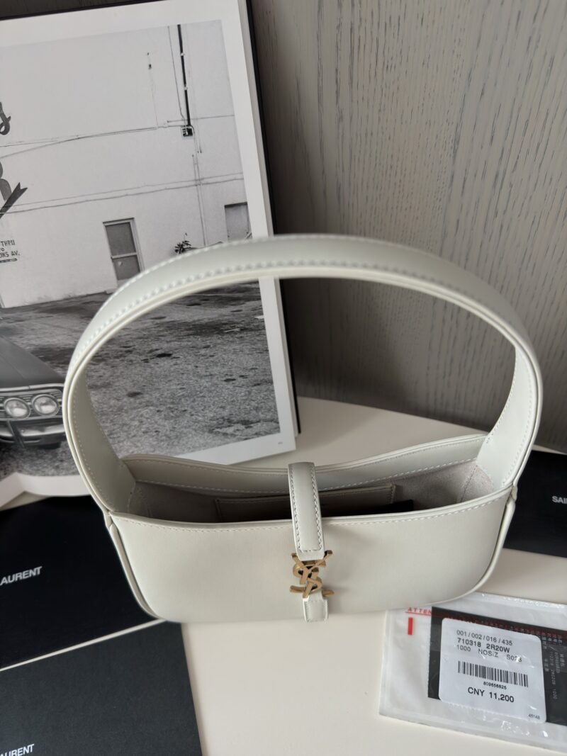 YSL MINI LE 5 À 7 IN SMOOTH LEATHER White - Image 9