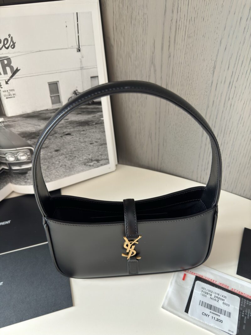 YSL MINI LE 5 À 7 IN SMOOTH LEATHER Black - Image 2