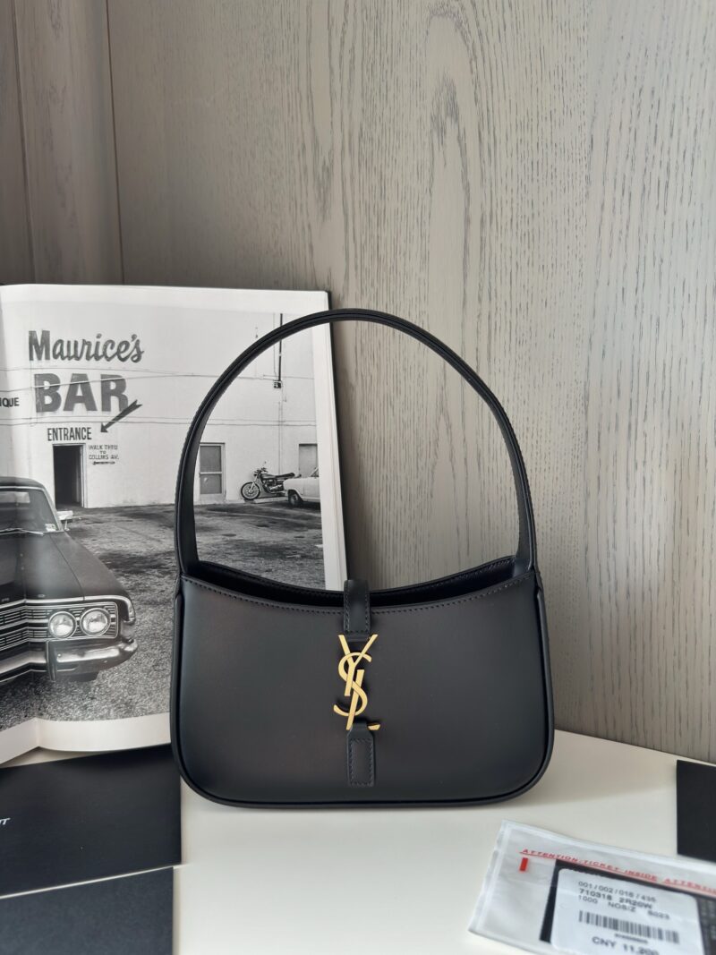 Replica YSL Mini Le 5 à 7 Black Smooth Leather – Luxury Replica YSL Bag