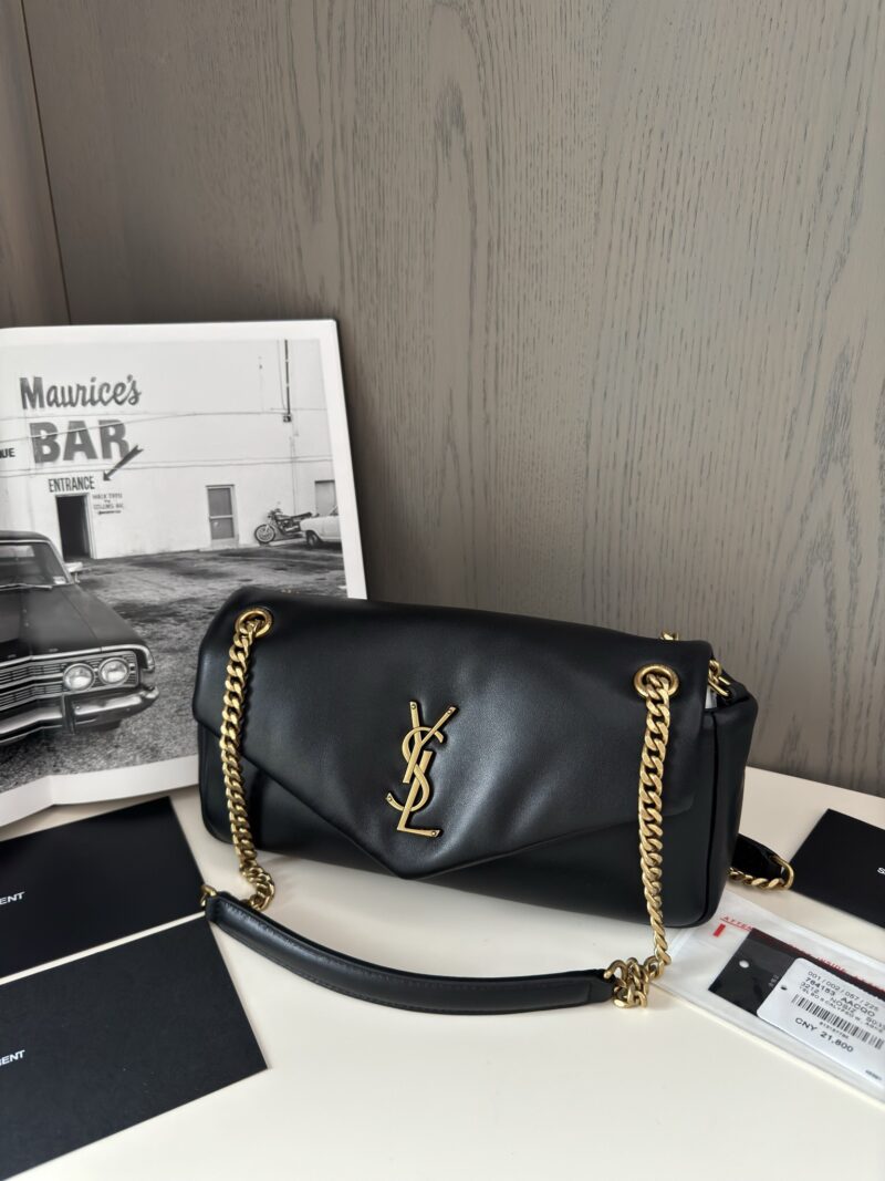 YSL CALYPSO small in shiny leather Black - Image 6