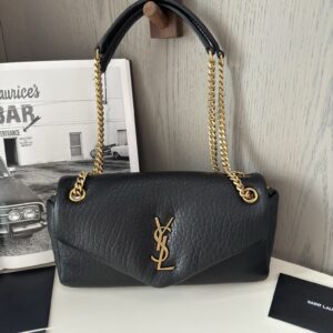 Replica YSL Calypso Small Grained Lambskin Black – Elegant Replica YSL Bag