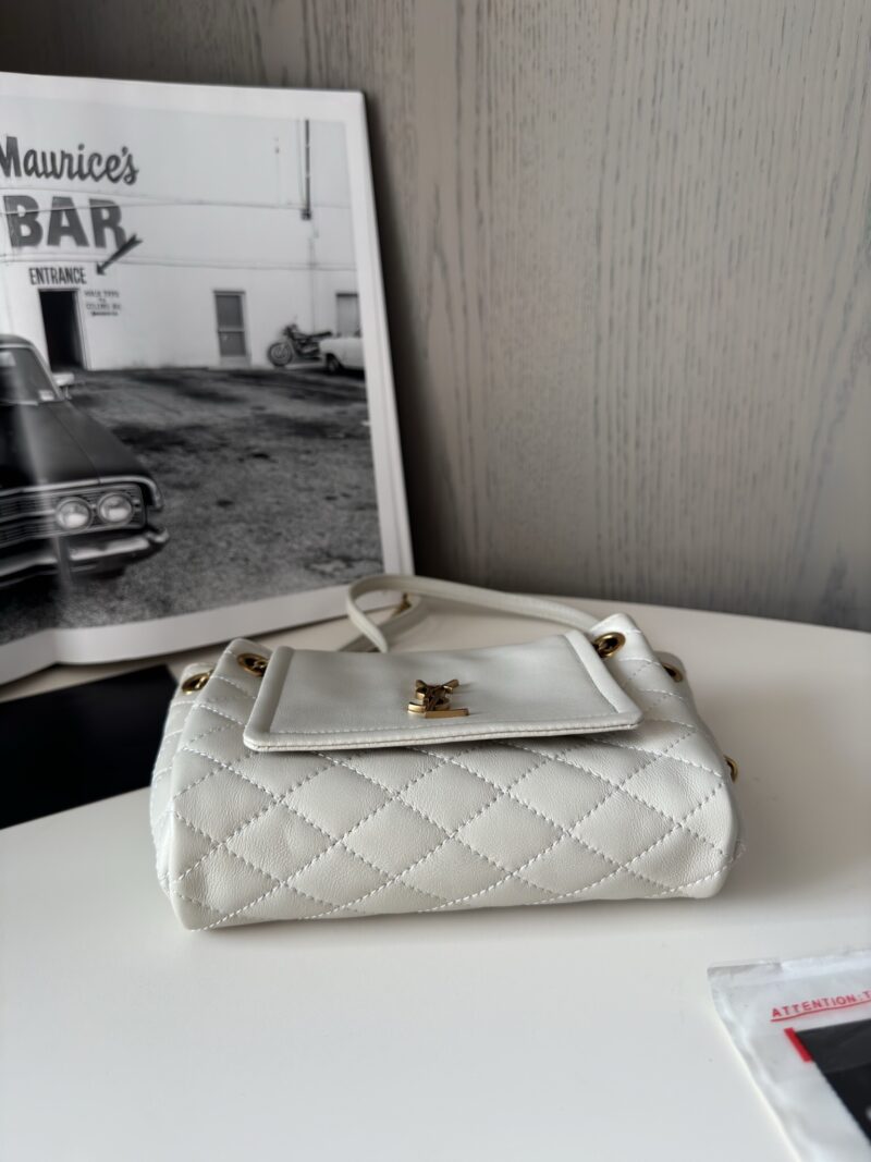 Ysl Mini NOLITA IN LAMBSKIN White - Image 3