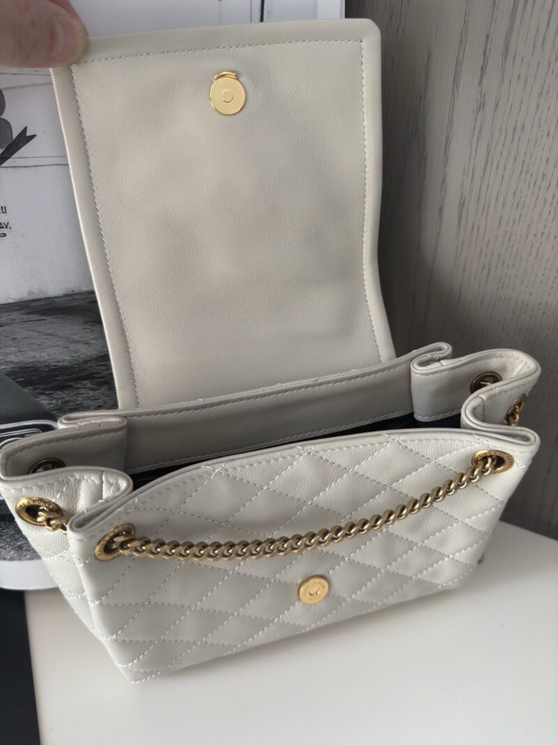 Ysl Mini NOLITA IN LAMBSKIN White - Image 6