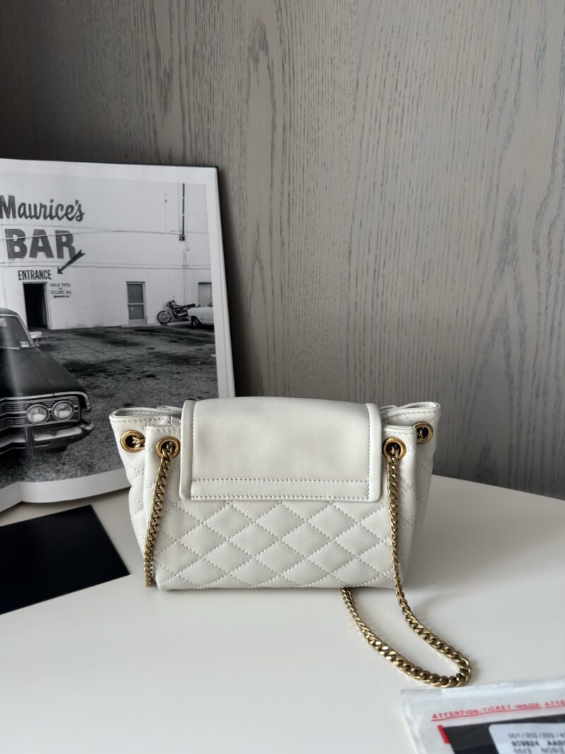 Ysl Mini NOLITA IN LAMBSKIN White - Image 8