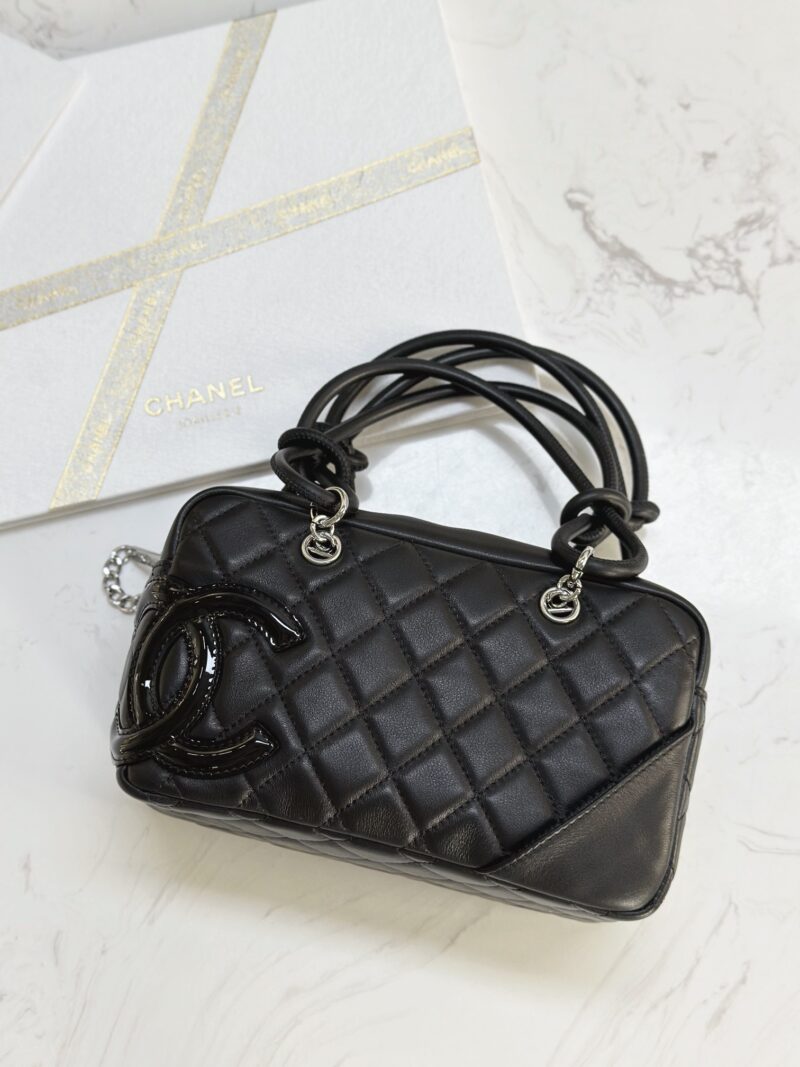 Chanel Cambon Bowling Bag Black - Image 2