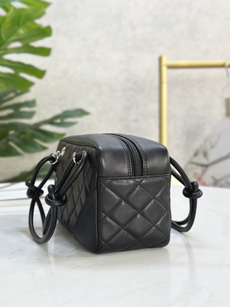 Chanel Cambon Bowling Bag Black - Image 9