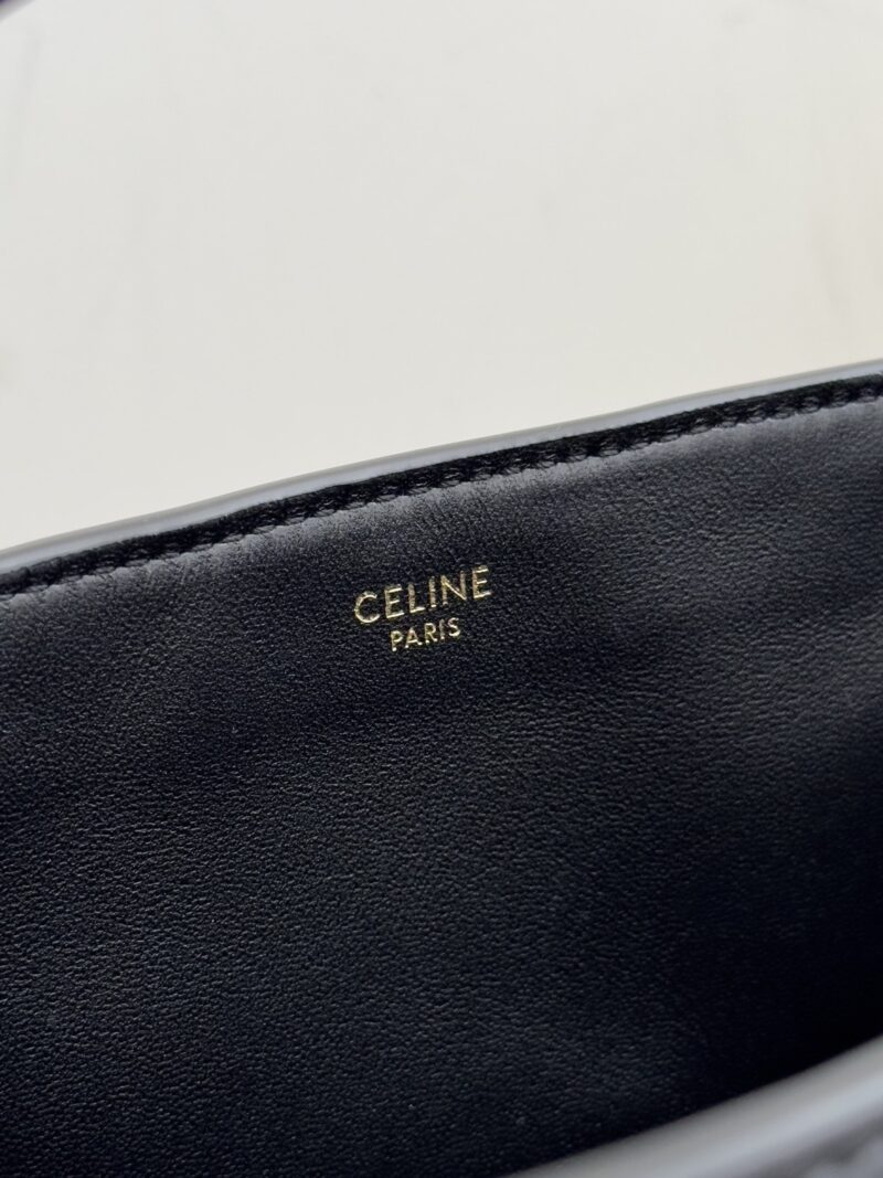 Celine MEDIUM LOUISE BAG in SMOOTH CALFSKIN Black - Image 2