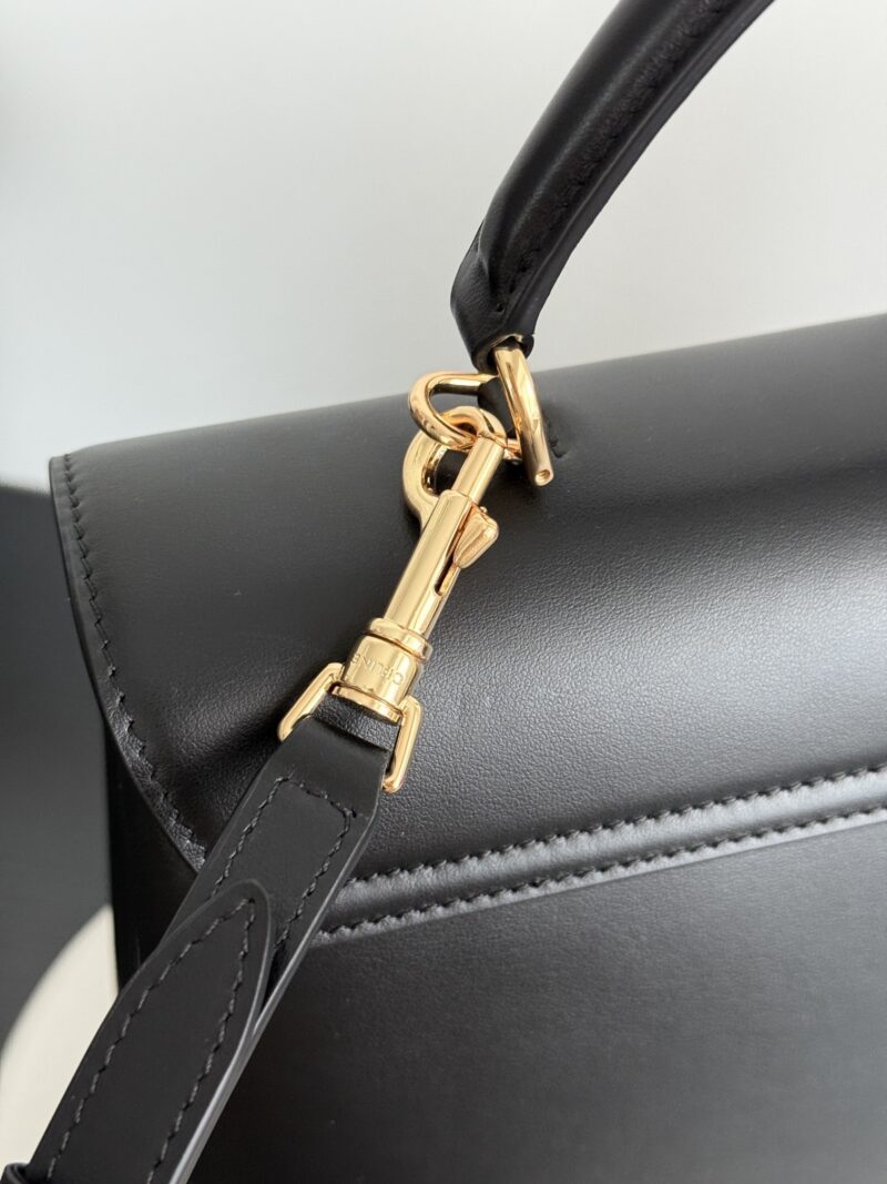 Celine MEDIUM NINO BAG in SUPPLE CALFSKIN Black - Image 3