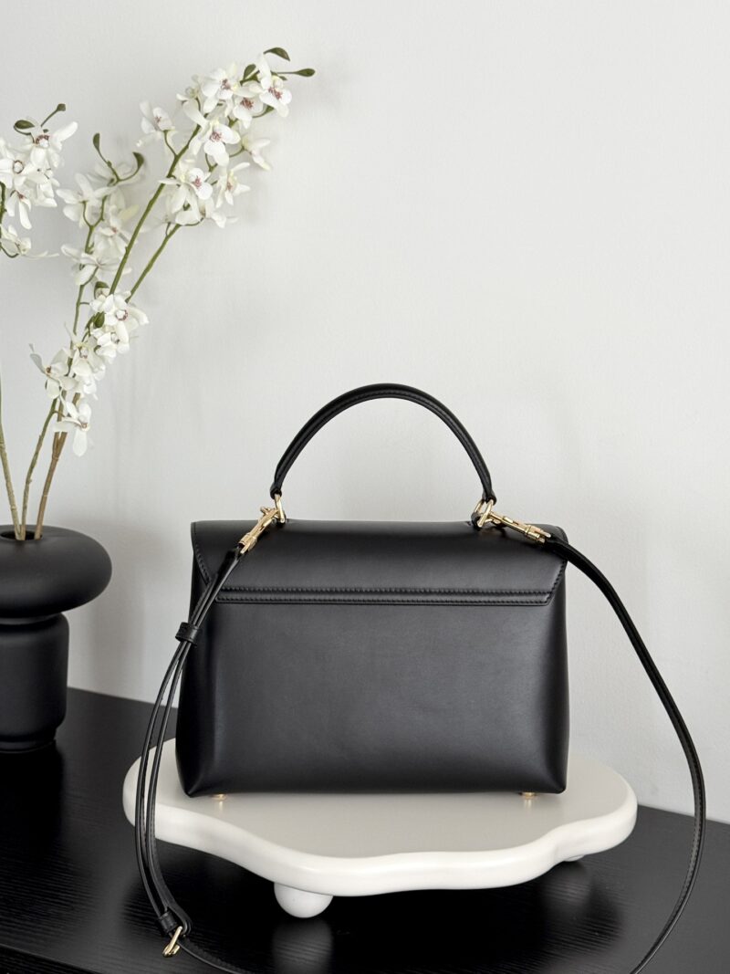 Celine MEDIUM NINO BAG in SUPPLE CALFSKIN Black - Image 2