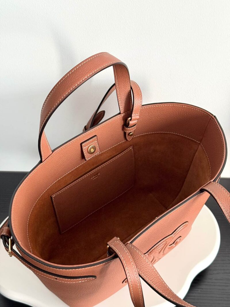 Celine MINI CABAS ANAIS CUIR TRIOMPHE in Grained calfskin Tan - Image 3