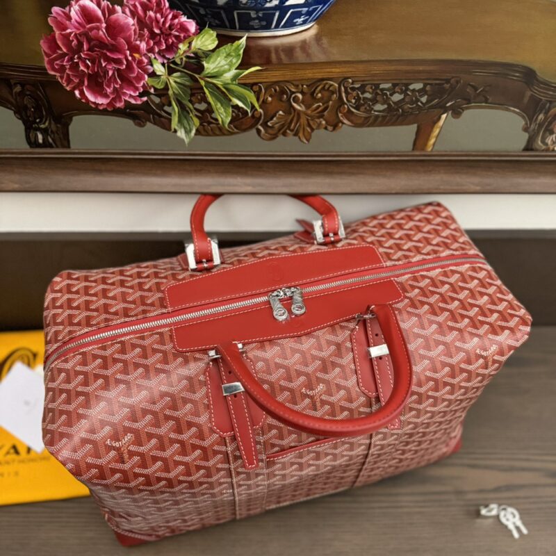 Goyard Bowling 45 bag Red - Image 4