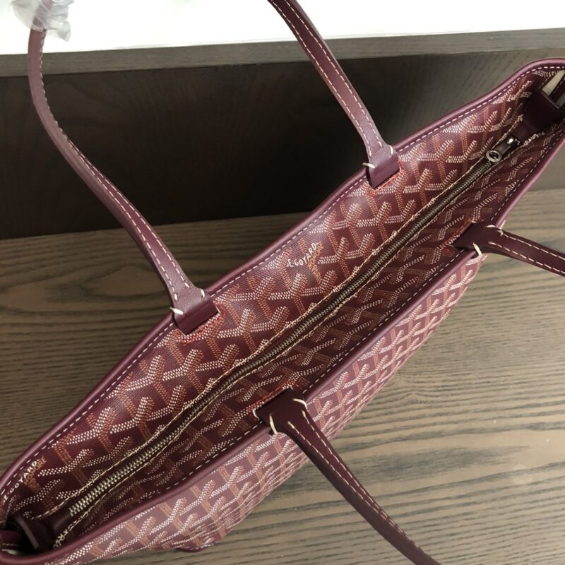 Goyard Artois PM Bag Burgundy - Image 7