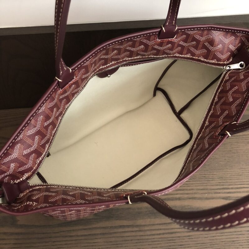 Goyard Artois PM Bag Burgundy - Image 3